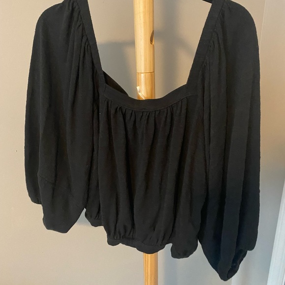 Free People Cropped Shirt - Picture 5 of 6